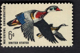 203630805 1968 SCOTT 1362 (XX)  POSTFRIS MINT NEVER HINGED  - WATERFOWL CONSERVATION - WOOD DUCKS - BIRDS - Neufs