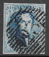 OBP11 Met 4 Randen En Met Balkstempel P23 Bruges (zie Scans) - 1858-1862 Medaillons (9/12)