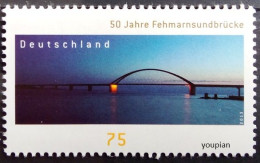 Germany 2013, 50 Years Fehmarn Sound Bridge, MNH Single Stamp - Ongebruikt