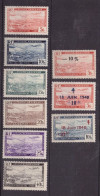 Algérie - 1946-1948 - Avion Survolant La Rade D'Alger - Série De 9 Timbres Neufs ** Cote  15,25 € - Poste Aérienne