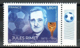 2023 -Illustré Marge Droite - Du BF  "JULES RIMET-CREATEUR De La Coupe Du Monde De Football " 1v à 1.80 €- Neuf** - Nuevos