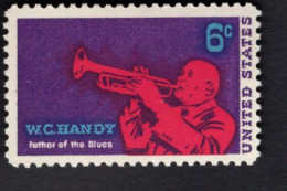 203631448 1969 SCOTT 1372 (XX) POSTFRIS MINT NEVER HINGED  - W.C. HANDY - JAZZ MUSICIAN AND COMPOSER - Ongebruikt