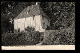 CPA ALL- WEIMAR- GOETHES GARTENHAUS IM PARK - Weimar