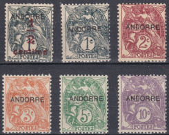 Andorre Français 1931 * Type Blanc Surchargés    (A16) - Ongebruikt