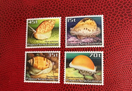 PAPOUASIE NOUVELLE GUINEE 1986 4v Neuf MNH ** Mi 516 / 519 Conchas Shells Muscheln Conchoglie PAPUA NEW GUINEA - Conchas