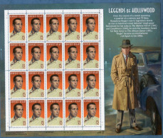 USA 1997 Humphrey Bogart Film Actor Full Sheet MNH - Cinema