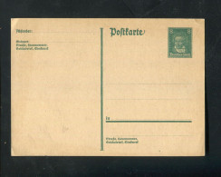 "DEUTSCHES REICH" 1927, Postkarte Mi. P 176 ** (A1158) - Briefkaarten