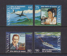 VANUATO    1996    Centenary  Of  Radio    Set  Of  4    MNH - Vanuatu (1980-...)