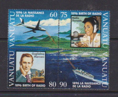 VANUATO    1996    Centenary  Of  Radio    Block  Of  4    MNH - Vanuatu (1980-...)