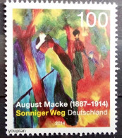 Germany 2014, 100th Death Anniversary Of August Macke, MNH Single Stamp - Neufs