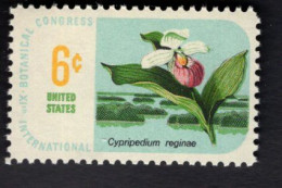 203631792 1969 SCOTT 1377 (XX) POSTFRIS MINT NEVER HINGED POSTFRISCH - BOTANICAL CONGRESS ORCHIDS - LADY'S SLIPPER - Ungebraucht