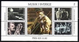 SCHWEDEN BLOCK 11 POSTFRISCH(MINT) MUSIK IN SCHWEDEN ABBA 1983 - Hojas Bloque