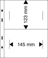 Lindner Multi Collect Blätter Mit 2 Taschen, Glasklar, MU1362 (10er Pack) Neu - Autres & Non Classés