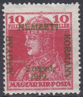 Hongrie Szeged 1919 Mi 22 * Roi Charles IV  (A14) - Szeged