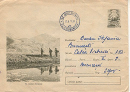 ROMANIA 105x1967: MOUNTAIN TRIP, Used Prepaid Postal Stationery Cover - Registered Shipping! - Ganzsachen