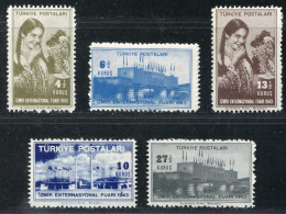 REF 091 > TURQUIE < Yv N° 1014 à 1019 * * < Neuf Luxe Dos Visible MNH * * > Foire Izmir - Nuovi