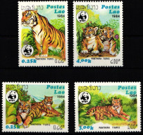 Laos 706-709 Postfrisch Wildtiere, Raubkatzen, Tiger #JW520 - Laos