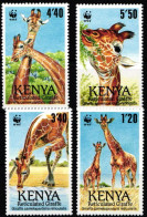 Kenia 481-484 Postfrisch Wildtiere, Giraffen #JW502 - Kenya (1963-...)