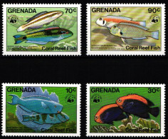 Grenada 1299-1302 Postfrisch Meeresfauna, Fische #JW519 - Grenada (1974-...)