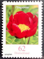 Germany 2014, Flower - Peony, MNH Single Stamp - Ungebraucht