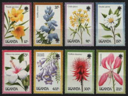 Uganda 1990 - Mi-Nr. 762-769 ** - MNH - Baumblüten - Oeganda (1962-...)