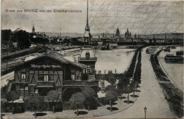 Gruss Aus Mainz Von Der Eisenbahnbrücke - Mainz