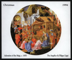 Uganda 1994 - Mi-Nr. Block 224 ** - MNH - Gemälde / Paintings - Weihnachten - Uganda (1962-...)