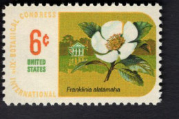 203631985 1969 SCOTT 1379 (XX) POSTFRIS MINT NEVER HINGED - BOTANICAL CONGRESS Flora - FRANKLINIA - Nuevos