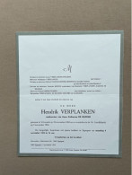 VERPLANKEN Hendrik °VILVOORDE 1893 +VILVOORDE 1974 - DE BACKER - GELDERS - GAUDAEN - WILLEMS - PESSENDORFFER - Eppegem - Overlijden