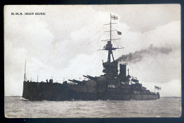 Cpa Bateau Guerre H.M.S. Iron Duke   STEP144 - Warships