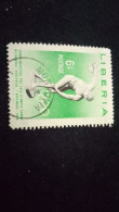 LİBERYA--1955   6 C      DAMGALI  SPORTS - Liberia