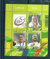Latvia (Lettonie) - 2016 - Olympic Games - Yv 969/71 Used - Summer 2016: Rio De Janeiro