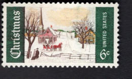 203632915 1969 SCOTT 1384 (XX) POSTFRIS MINT NEVER HINGED - CHRISTMAS - WINTER SUNDAY IN NORWAY - Neufs