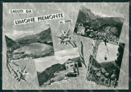 Cuneo Limone Piemonte Saluti Da Foto FG Cartolina ZK6288 - Cuneo
