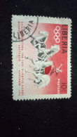 LİBERYA--1955   10 C      DAMGALI  SPORTS - Liberia