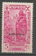 ANDORRA BENEFICENCIA EDIFIL NUM. 1 * NUEVO CON FIJASELLOS - Unused Stamps