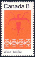 Canada Assiniboine Oiseau Thunderbird Tagged MNH ** Neuf SC (C05-64pb) - Textiles