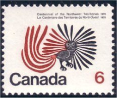 Canada Hibou Owl Eule Chouette Kenojuak Gufo Uil Buho MNH ** Neuf SC (C05-06d) - Indiani D'America