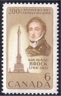 Canada Isaac Brock General Guerre 1812 War MNH ** Neuf SC (C05-01a) - Ongebruikt