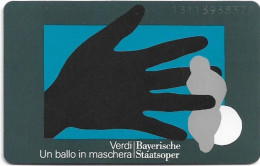 Germany - Bayerische Staatsoper 4 – Un Ballo In Maschera - O 0328B - 09.1993, 6DM, 3.000ex, Used - O-Serie : Serie Clienti Esclusi Dal Servizio Delle Collezioni