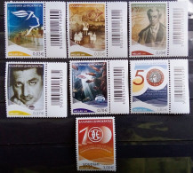 Greece 2008, Different Anniversaries, MNH Stamps Set - Neufs