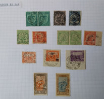 Tunisie Lot Timbre Oblitération Choisies Ksour Es Saf Dont Colis Postaux Et Fragment   à Voir - Used Stamps