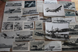 Lot De 63g D'anciennes Coupures De Presse Et Photos De L'aéronef Français Bréguet 940 Intégral - Aviación