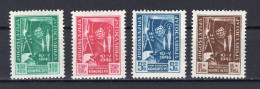 1946. YUGOSLAVIA,FIRST PTT CONGRESS,SET OF 4 STAMPS,MNH - Unused Stamps