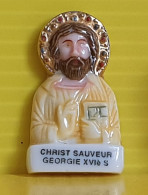 Fève - Les Icones - Icone Christ Sauveur Geogie XVIè S - Personen