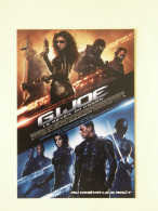 FILM G.I.JOE - Le Réveil Du Cobra - Carte Publicitaire Pour La Sortie Du Film G I JOE Au Cinéma - Posters Op Kaarten