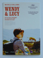 CINEMA - WENDY ET LUCY - Enfant Avec Sac à Dos , Chien - Film De Kelly Reichardt - Carte Publicitaire - Affiches Sur Carte
