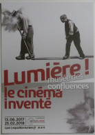 CINEMA - FRERES LUMIERE - Le Cinéma Inventé / Arroseur Arrosé - Carte Publicitaire Exposition Musée Des Confluences Lyon - Attori