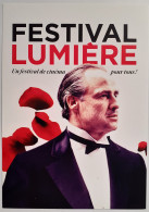 FRANCIS FORD COPPOLA - ACTEUR CINEMA / LE PARRAIN - FESTIVAL FILM LUMIERE LYON - Carte Publicitaire - Schauspieler