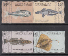 2006 Australian Antarctic Territory Fish Complete Set Of 2 Pairs MNH - Unused Stamps